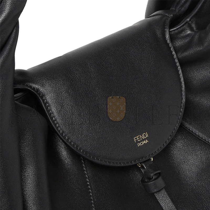 FENDI SPY BLACK LEATHER BAG 8BR839AYCTF0KUR (48*22*20cm) FENDI SPY BLACK LEATHER BAG 8BR839AYCTF0KUR (48*22*20cm)